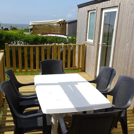 אתר קמפינג Mobile Home Tout Confort Vue Sur La Mer לה פורטל